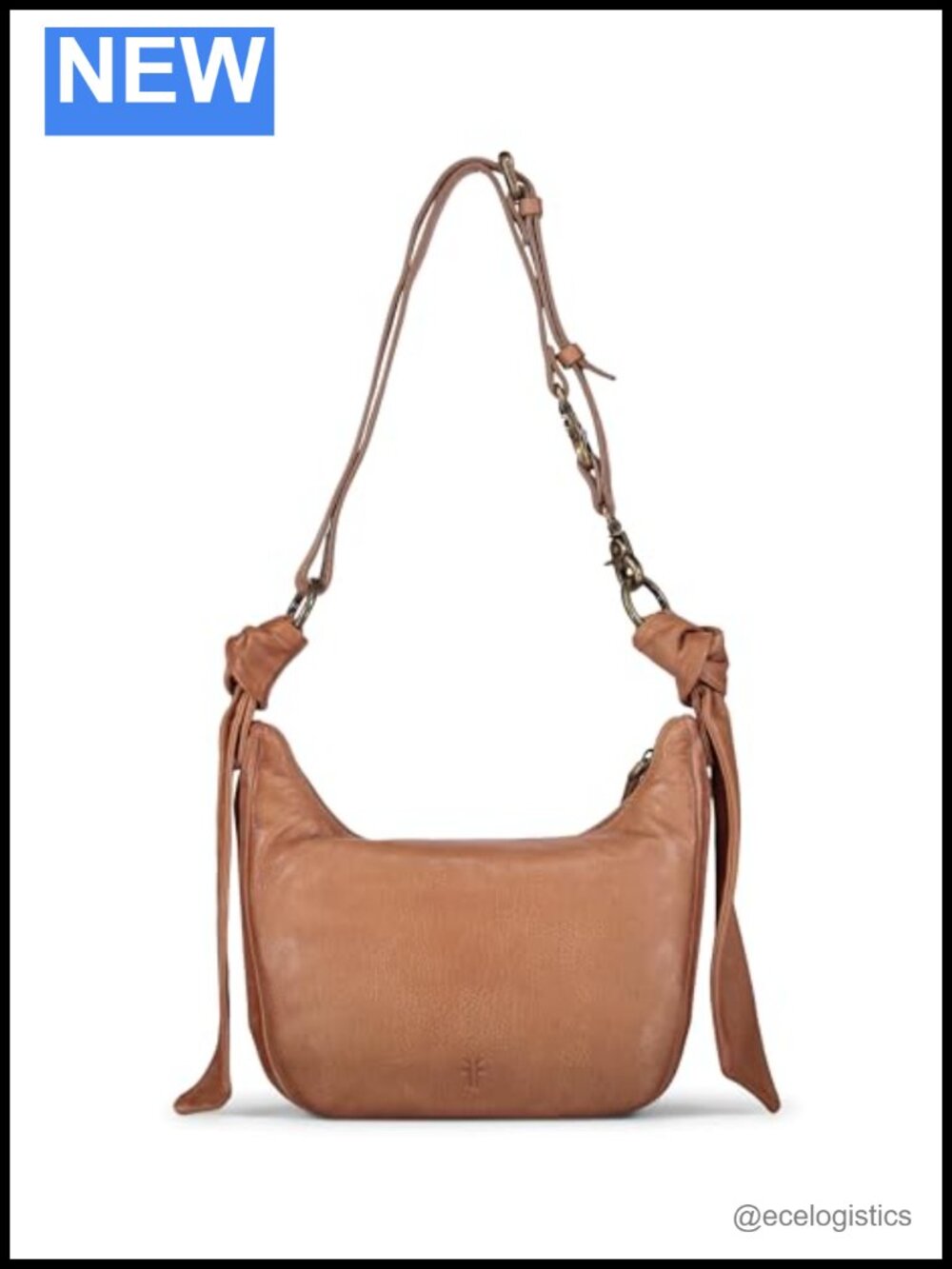 Genuine Leather Knotted Crossbody Bag - Frye Nora